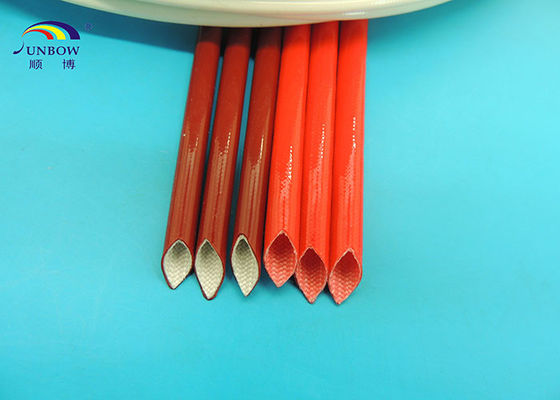 Çin Insulators Braided Fiberglass Electrical Cable Sleeving Insulating Material Red or Custom Tedarikçi
