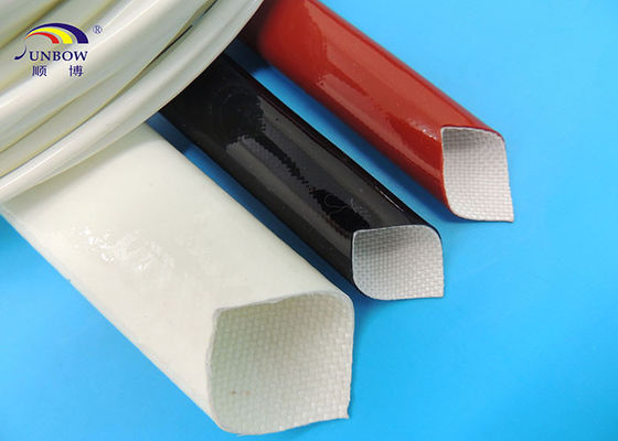 Çin Electric Wires Varnished Silicone Fiberglass Sleeving / Fiber Glass Insulation Sleeve Tedarikçi