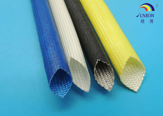 Çin Multi Color Customized Acrylic Resin Coated Fiberglass Insulation Sleeving 1.5KV Tedarikçi