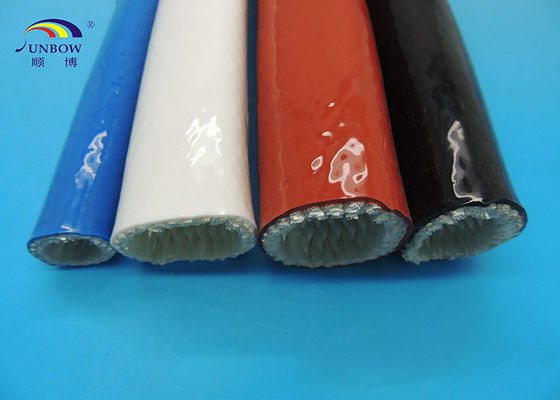 Çin Heat-resistant Silicon Coated Fireproof Performance Glass Fabric Sleeve Eco-friendly Tedarikçi
