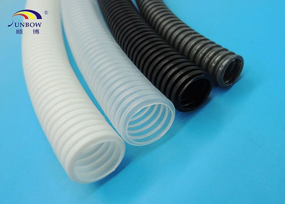 Çin Ripple Flexible Corrugated Pipes / Wire Loom Corrugated Split Plastic Tube Tedarikçi