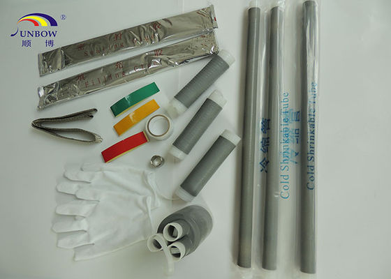 Çin Cold Shrink Cable Accessories Joint Kits 1 - 36 kV For Connector Insulation Tedarikçi
