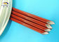 Flame Retardant Red Silicone Fiberglass Sleeve For Insulating Protection Tedarikçi