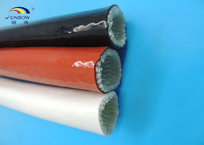 Heat Insulation Silicone Fireproof Sleeve Heat Resistance for Steel Plants , Smelters