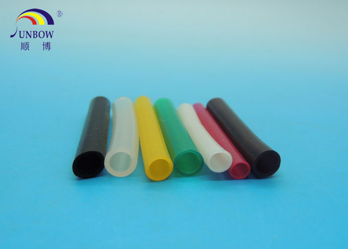 Heat Resistant Custom Extrusion Silicone Rubber Tube 200C Black Clear White