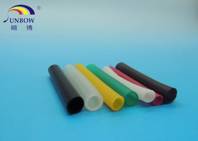 Heat Resistant Custom Extrusion Silicone Rubber Tube 200C Black Clear White