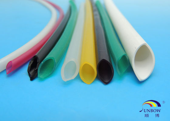 Çin Anti-Corrosion Silicone Rubber Hose / FlexibleRubber Tubing White Green Yellow Tedarikçi