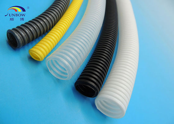 Çin Fflexible Fireproof Corrugated Pipes / Tubing Abrasion Resitance and Acid Resitance Tedarikçi