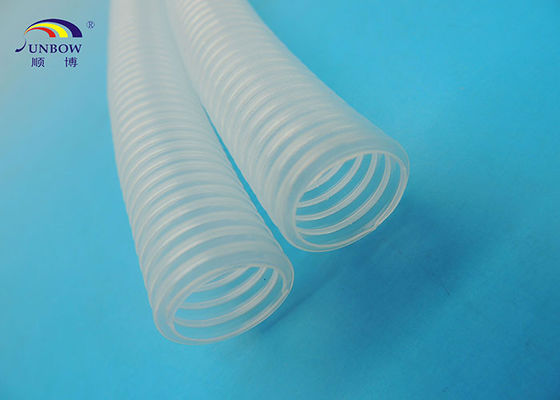 Çin Plastic Corrugated Pipes / Tube PP PE PA Moulded Clear Corrugated Tubing Tedarikçi