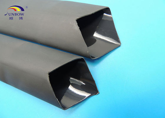 Çin Ratio 3:1 heavy wall polyolefin heat shrinable tube with / without adhesive size Ø10-Ø85mm for -45℃ - 125℃ temperature Tedarikçi