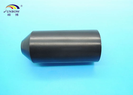 Çin Black Polyolefin Heat Shrink End Caps for Wire Sealing , Insulation Seal End Cap Tedarikçi